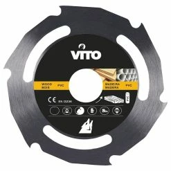 Discount 😉 Vito Disque coupe bois et PVC pour Meuleuse 115mm Alesage 22.5mm Haute résistance 💯