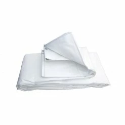 Flash Sale ⌛ Maille Store Bâche légère 280gr/m² Blanc 4m x 6m 🛒