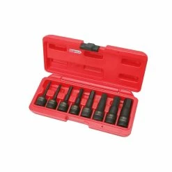 Flash Sale 🎁 Jeu de 8 douilles KS TOOLS mâles à chocs 6 pans 1/2'' 75 mm - 911.0902 😉