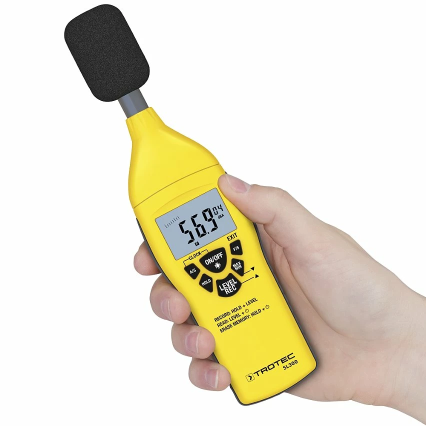 Budget 😀 TROTEC SL300 Sonomètre professionnel mesure bruit sonore décibelmètre 🥰 2 Budget 😀 TROTEC SL300 Sonomètre professionnel mesure bruit sonore décibelmètre 🥰 – Image 2