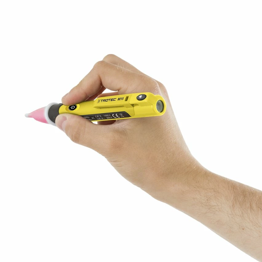 New 👍 TROTEC Détecteur testeur de tension sans contact BE15 Bricolage Électricité Mesure 👏 5 New 👍 TROTEC Détecteur testeur de tension sans contact BE15 Bricolage Électricité Mesure 👏 – Image 5