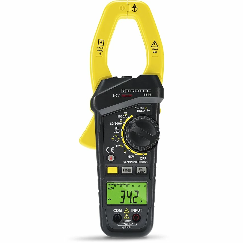 Outlet 🔥 TROTEC Pince ampèremétrique BE44 mesure courant tension 🛒 1 Outlet 🔥 TROTEC Pince ampèremétrique BE44 mesure courant tension 🛒