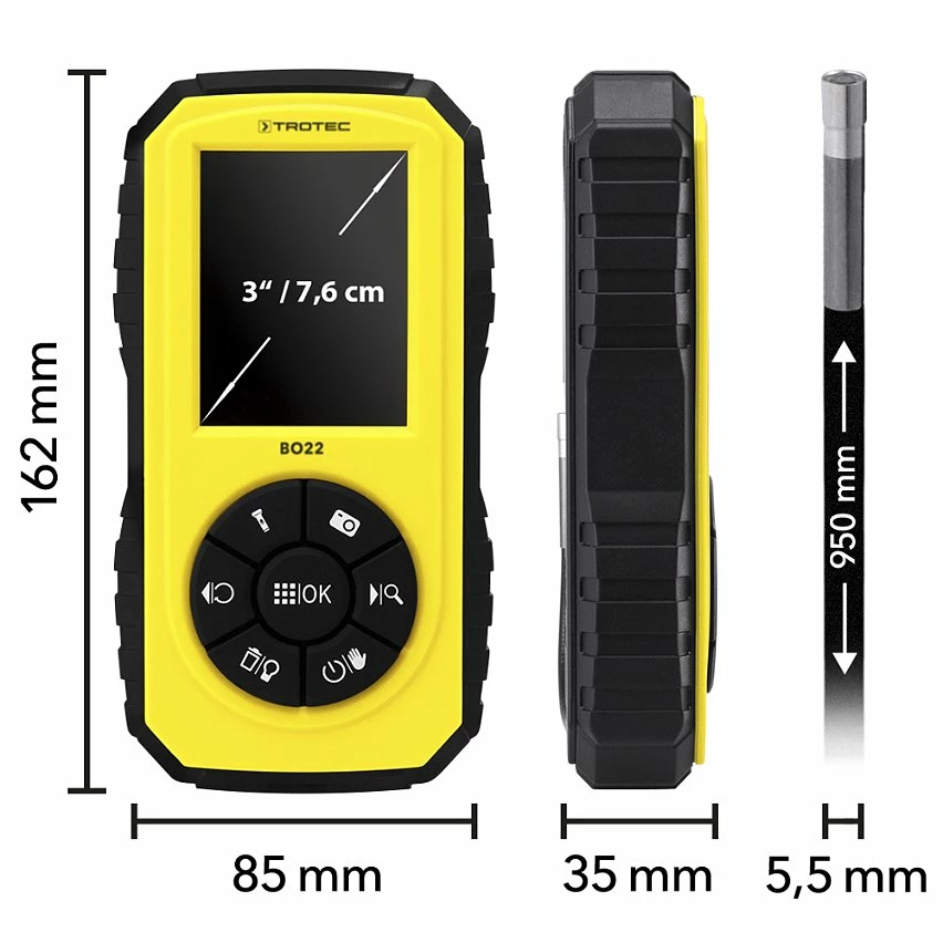 Hot Sale 😉 TROTEC Mini-endoscope vidéo BO22 vidéoscope 🧨 4 Hot Sale 😉 TROTEC Mini-endoscope vidéo BO22 vidéoscope 🧨 – Image 4