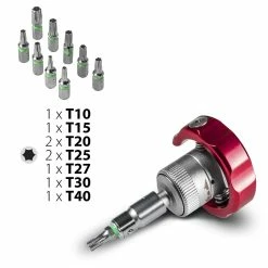 Buy ✨ TROTEC Coffret de douilles, d'embouts de vissage et tournevis à cliquet (40 pces) 🥰 -Pas Cher Facom Magasin 4052138050200 3