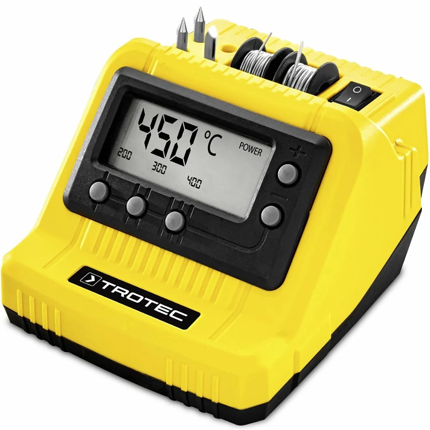 Discount 😀 TROTEC Station de soudage numérique PSIS 10-230V 3 valeurs de température 60 W ✨ 2 Discount 😀 TROTEC Station de soudage numérique PSIS 10-230V 3 valeurs de température 60 W ✨ – Image 2