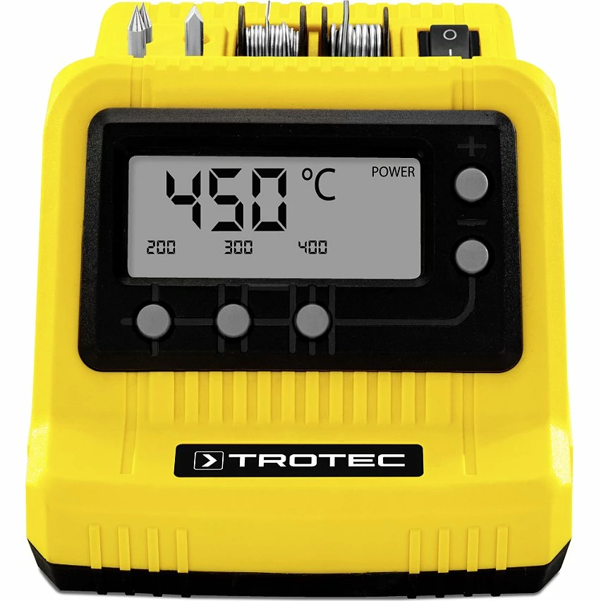 Discount 😀 TROTEC Station de soudage numérique PSIS 10-230V 3 valeurs de température 60 W ✨ 3 Discount 😀 TROTEC Station de soudage numérique PSIS 10-230V 3 valeurs de température 60 W ✨ – Image 3