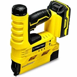Best deal 👍 TROTEC Agrafeuse électrique sans fil PTNS 10-20V Bricolage 30 coups par minute 6 niveaux de puissance 🤩