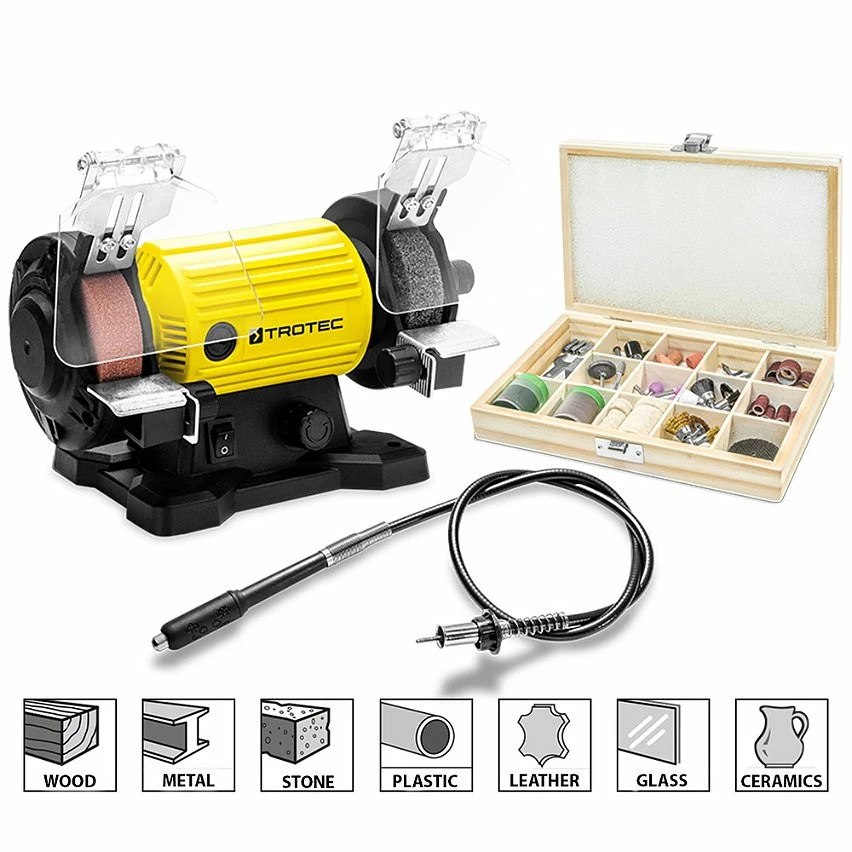 Discount 🥰 TROTEC Ponceuse double PBGS 10-120 🎉 2 Discount 🥰 TROTEC Ponceuse double PBGS 10-120 🎉 – Image 2