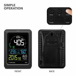 Deals ⭐ TROTEC Thermo-hygromètre BZ26 indicateur de CO2 😉 -Pas Cher Facom Magasin 4052138120286 5