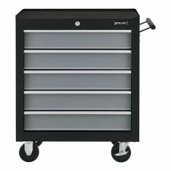 Cheapest 💯 Chariot d'Atelier pour Outils à 5 Tiroirs 69 x 33 x 77,5 cm Noir Argenté [pro.tec] 🤩 -Pas Cher Facom Magasin 4059438621567 4