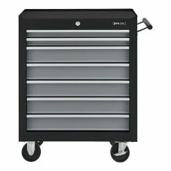 Coupon 🤩 Chariot d'Atelier pour Outils à 7 Tiroirs 69 x 33 x 77,5 cm Noir Argenté [pro.tec] 💯 -Pas Cher Facom Magasin 4059438621574 4