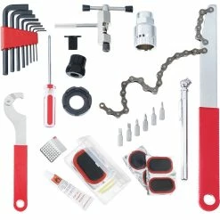 Best Sale 🔔 Tectake Kit de réparation vélo 50 pièces ⭐ -Pas Cher Facom Magasin 4061173043788 5