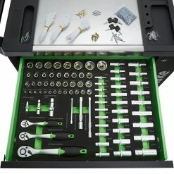 Cheapest 🔔 Tectake Servante d'atelier avec outils 1599 pièces 🥰 -Pas Cher Facom Magasin 4061173067265 4