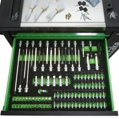 Cheapest 🔔 Tectake Servante d'atelier avec outils 1599 pièces 🥰 -Pas Cher Facom Magasin 4061173067265 5