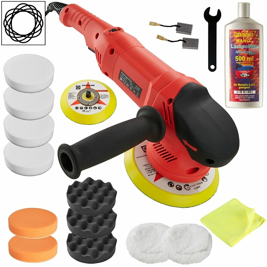 Best Sale ✨ Tectake Lustreuse Polisseuse Rectifieuse Excentrique 710W - 17 pièces avec polish 🧨 1 Best Sale ✨ Tectake Lustreuse Polisseuse Rectifieuse Excentrique 710W - 17 pièces avec polish 🧨