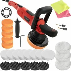 Discount 👍 Tectake Polisseuse excentrique K7250B - 25 pièces 🥰