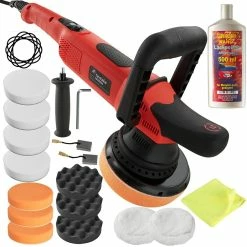 New 🔔 Tectake Polisseuse excentrique K7250B - 16 pièces avec polish 💯