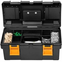 Hot Sale 🤩 Tectake Caisse à outils DWAYNE - M / 42 x 21,5 x 19,5 cm 🎁 -Pas Cher Facom Magasin 4061173115478 3