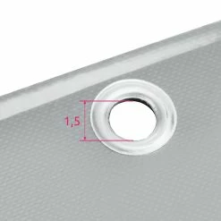 Flash Sale 💯 Tectake Bâche de protection étanche grise - 3 x 5 m 🌟 -Pas Cher Facom Magasin 4061173157218 6