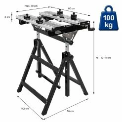Top 10 💯 ECD Germany Etabli pliant professionnel en aluminium ✨ -Pas Cher Facom Magasin 4064649001435 6