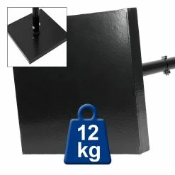 Buy 😉 ECD Germany Pilon de terre et de béton avec poignée en T en caoutchouc 12 kg d'acier 🌟 -Pas Cher Facom Magasin 4064649001930 3