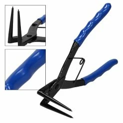 Brand new 👍 ECD Germany Pince robuste pour circlips cylindriques à 90°, avec de longues pointes et des poignées caoutchoutées ⌛ -Pas Cher Facom Magasin 4064649004115 3