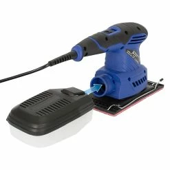 Outlet 🧨 ECD Germany Multi-ponceuse 3en1, 220W, avec collecteur de poussière et 6 x papier de verre ❤️ -Pas Cher Facom Magasin 4064649020535 3