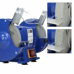 Wholesale 🎉 ECD Germany Ponceuse double 250W avec deux disques de ponçage Bleu ⌛ -Pas Cher Facom Magasin 4064649030077 5