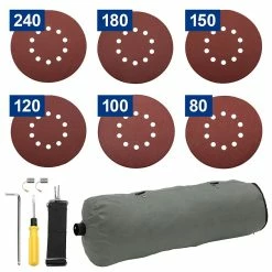 Best Sale 👏 ECD Germany Ponceuse pour cloisons sèches 1200W ✨ -Pas Cher Facom Magasin 4064649032361 5