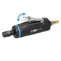 Budget 😍 ECD Germany Meuleuse pneumatique, boîtier en aluminium, 16,8x6,8 cm, noir 🌟 -Pas Cher Facom Magasin 4064649035249 3