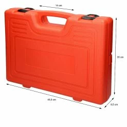 Coupon 🔔 ECD Germany Testeur de système de refroidissement 18 pièces, 45,5x35x9,5 cm, en aluminium et plastique 💯 -Pas Cher Facom Magasin 4064649035263 7