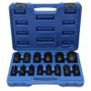 Outlet ⌛ ECD Germany Jeu d'écrous pour clé à chocs 14 pièces en acier 🛒