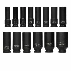 Outlet ⌛ ECD Germany Jeu d'écrous pour clé à chocs 14 pièces en acier 🛒 -Pas Cher Facom Magasin 4064649037069 5