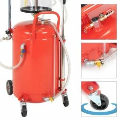 New 🔥 ECD Germany Extracteur d'huile aspirateur vidange air comprimé collecteur d'huile usagée 68L 🎉 -Pas Cher Facom Magasin 4064649037359 3