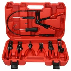 Outlet 👍 ECD Germany Set de pinces à colliers de serrage avec mallette 🔔