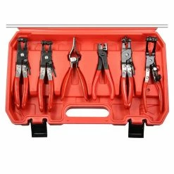 Outlet 👍 ECD Germany Set de pinces à colliers de serrage avec mallette 🔔 -Pas Cher Facom Magasin 4064649062306 3