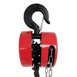 Promo 😀 ECD Germany Palan mécanique à chaîne à main treuil crochet de levage poulie 2 tonnes 2,5 m 🧨 -Pas Cher Facom Magasin 4250912476646 3
