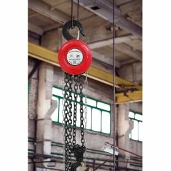 Promo 😀 ECD Germany Palan mécanique à chaîne à main treuil crochet de levage poulie 2 tonnes 2,5 m 🧨 -Pas Cher Facom Magasin 4250912476646 5