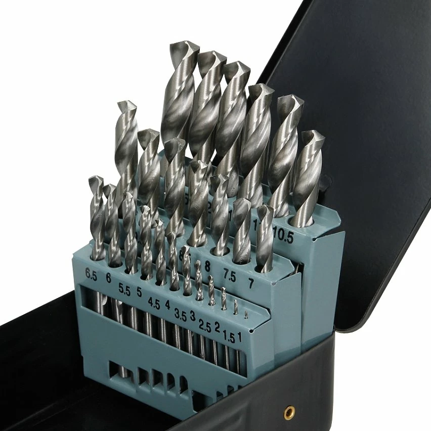 Best Pirce ⭐ ECD Germany Assortiment de 25 forets à métaux jeu de forets hélicoïdaux HSS-G boîte en métal 🛒 3 Best Pirce ⭐ ECD Germany Assortiment de 25 forets à métaux jeu de forets hélicoïdaux HSS-G boîte en métal 🛒 – Image 3