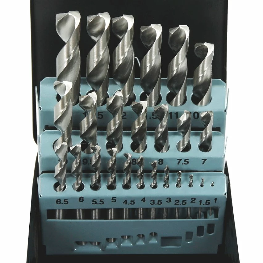 Best Pirce ⭐ ECD Germany Assortiment de 25 forets à métaux jeu de forets hélicoïdaux HSS-G boîte en métal 🛒 4 Best Pirce ⭐ ECD Germany Assortiment de 25 forets à métaux jeu de forets hélicoïdaux HSS-G boîte en métal 🛒 – Image 4
