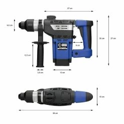 Wholesale 🎉 ECD Germany Perceuse percussion électrique perforateur chisel pointu puissance 1800 watts ⭐ -Pas Cher Facom Magasin 4251171846478 6