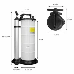 Best reviews of ✔️ ECD Germany Pompe aspiration huile vidange pompe extracteur fluide aspirante 9 L voiture ✔️ -Pas Cher Facom Magasin 4251171846720 5