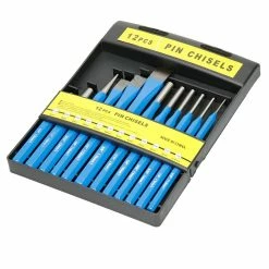 Brand new 🎉 ECD Germany Jeu de ciseaux et poinçons chasse-goupilles burins assortis 12 pièces en acier 👍 -Pas Cher Facom Magasin 4251417273846 4