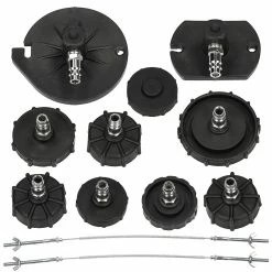 Flash Sale 💯 ECD Germany 13 pcs Adaptateurs purgeur purge de frein hydraulique embrayage véhicule ✨ -Pas Cher Facom Magasin 4251417276106 6