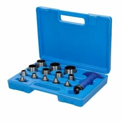Coupon 👏 ECD Germany Ensemble de fer trou 14 tlg 5-35mm hollow punch emboutissage outils perforateurs 🎁