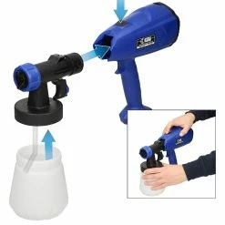 Top 10 💯 ECD Germany système de pulvérisation de peinture 800 ml 🔥 -Pas Cher Facom Magasin 4251417286129 3
