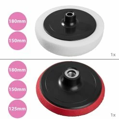 Wholesale ✨ Tectake Set d'éponges de polissage et 5 disques de polissage Auto - 29 pcs ⌛ -Pas Cher Facom Magasin 4260182870778 4