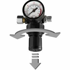 Discount 😍 Tectake Manomètre réducteur de pression 1/4 pouce 🎁 -Pas Cher Facom Magasin 4260182870983 6