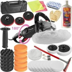 Brand new 👏 Tectake Lustreuse Polisseuse Rotative 1500W - 33 pièces avec polish 🥰