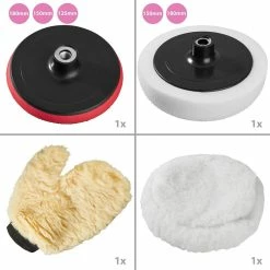 Brand new 👏 Tectake Lustreuse Polisseuse Rotative 1500W - 33 pièces avec polish 🥰 -Pas Cher Facom Magasin 4260182871430 4